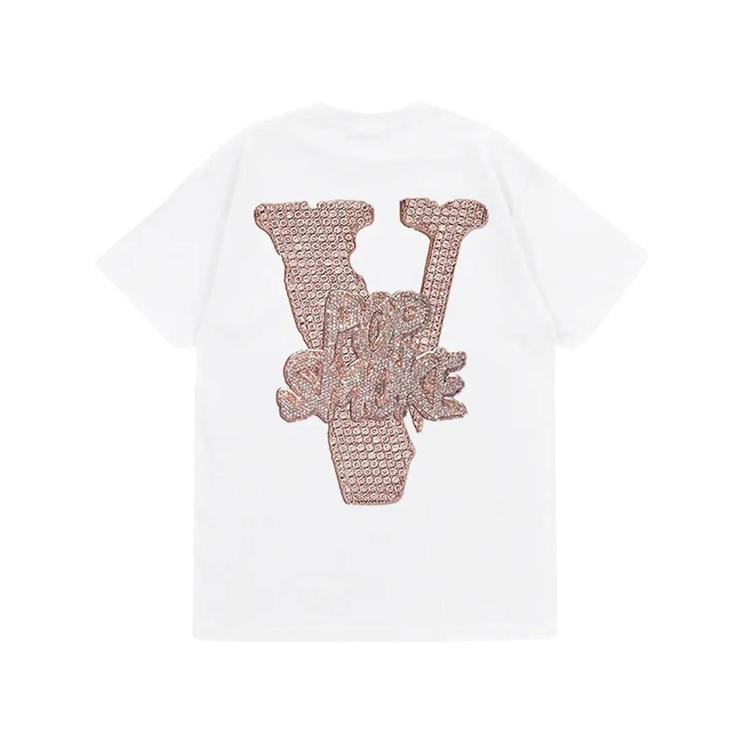 VLONE X Pop Smoke Chain White T-Shirt
