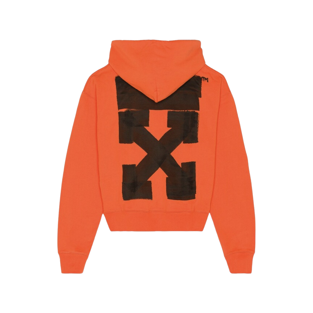 Off-White Jumbo Marker Hoodie in Orange
