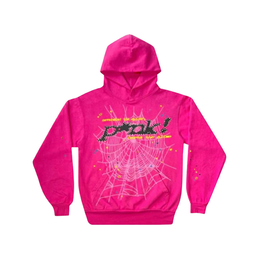 Sp5der P*nk Hoodie Pink