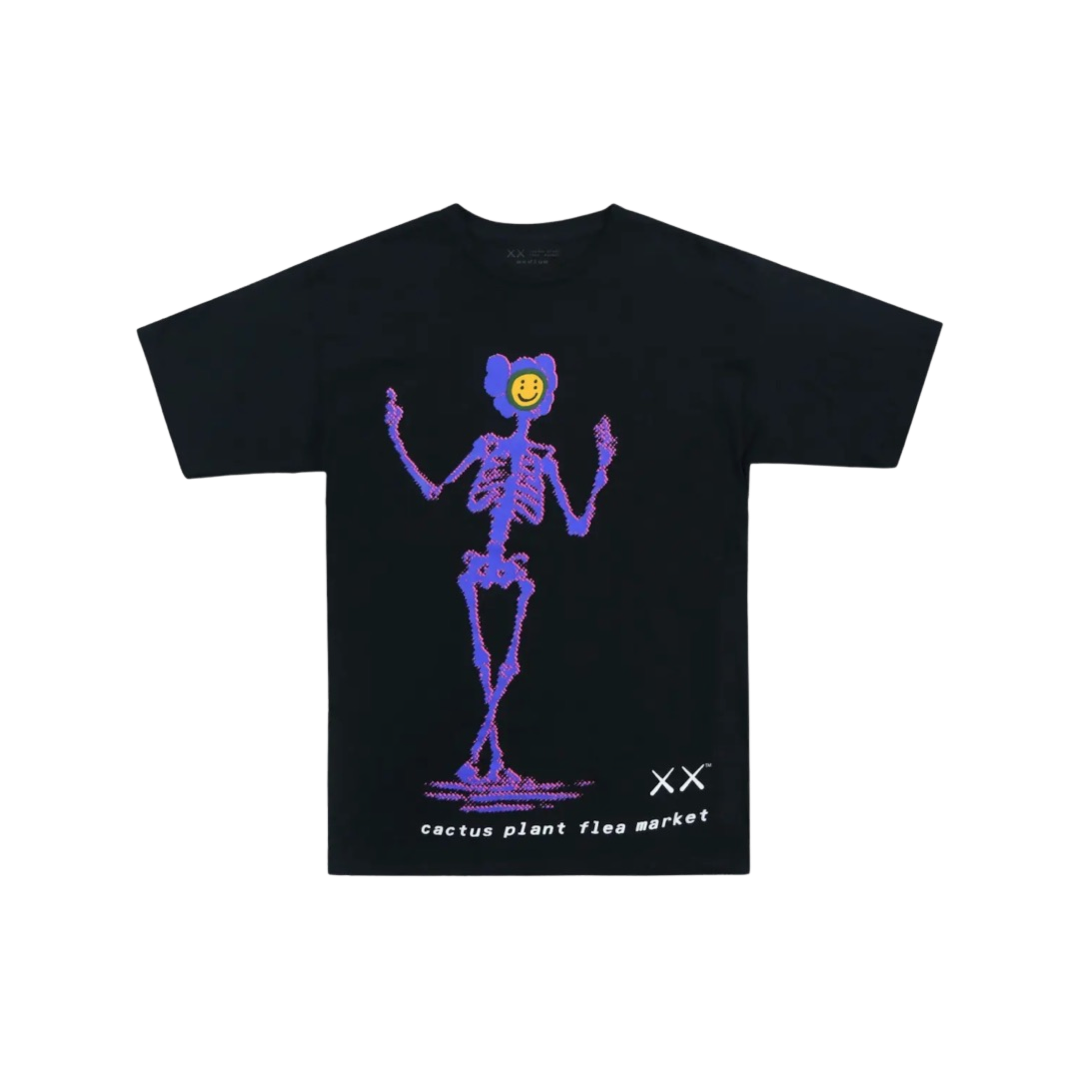 KAWS x Cactus Plant Flea Market T-shirt Black